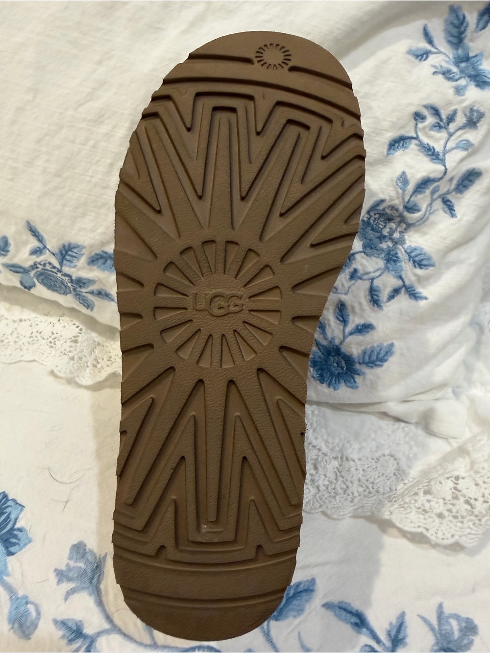 UGG Ultra Mini Platform Boots in Chestnut - Picture 3 of 4